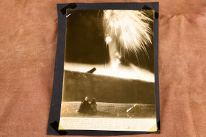1947 AP Wire Photo Fort McHenry Baltimore Fireworks Star Spangled Banner V30