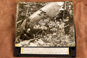 Eastern Air Lines Crash Wreckage Port Deposit MD 53 Dead 1947 AP Wire Photo V34