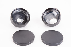 Vivitar Wide Angle and Telephoto Lens Set for Mamiya 528TL Camera with Caps V76