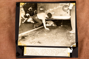 Chicago Motor Coach Bus Crash Lake Shore Drive Injuries 1947 AP Wire Photo V32