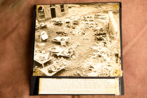 1947 AP Wire Photo India Pakistan Partition Victims Naru Nangal Pakistan V32