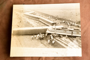 Illinois Central Train Wreck Champaign Illinois April 12 1947 AP Wire Photo V38
