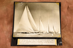 Chicago to Mackinac Yacht Race J.B. Ford Royono III 1947 AP Wire Photo V30