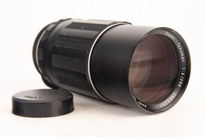 Pentax Super Takumar 200mm f/4 Prime Telephoto MF Lens with Cap M42 Mount V25