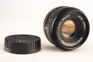Pentax PK Mount Sears Auto 50mm f/2 Manual Focus Prime Lens with Cap V27