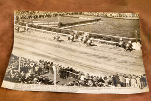 1947 Preakness Stakes Faultless Wins Pimlico Horse Racing AP Wire Photo V36