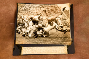 Indiana vs Northwestern George Taliaferro Football 8¾×8 1947 AP Wire Photo V37