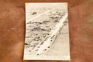 Glazier Texas Tornado Aerial Main Street Damage 6½x9 1947 AP Wire Photo V31