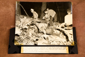 Port Deposit MD DC-4 Rescue Workers Search 9x7¼ 1947 AP Wire Photo V34