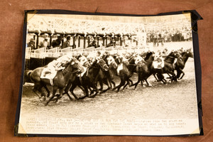 Kentucky Derby Horse Racing Start Jet Pilot 9¾x7⅛ 1947 AP Wire Photo V39