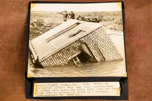 Leominster Nebraska Tornado Damage 8x8½ 1947 AP Wire Photo V37