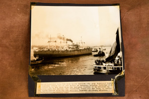 Army Transport Joseph V Connolly Ship WWII Dead 8⅝x9 1947 AP Wire Photo V39