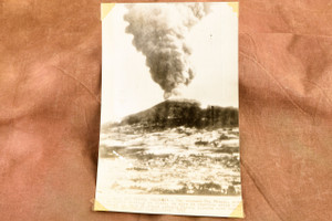 Mt Purace Pasto Colombia Volcano Eruption 5¼ x 8½ 1947 AP Wire Photo V39