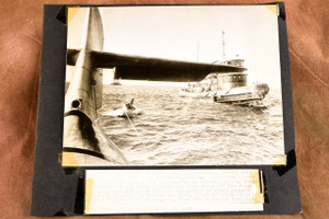 Coast Guard Rescues Ill Seaman Off New Haven 8½x7¼ 1947 AP Wire Photo V36