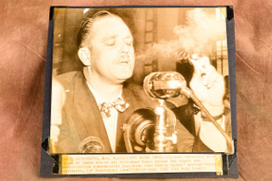 Elliott Roosevelt Howard Hughes Senate Hearings 7¾x7⅜ 1947 AP Wire Photo V30