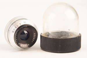 Braun Paxette Staeble Telon 85mm f/5.6 Lens in Bubble Case M39 Mount V10