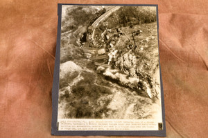 Stroudsburg PA DL&W Freight Train Wreck 6¾x8⅞ 1947 AP Wire Photo V32