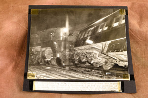 Train Wreck Pennsylvania Cincinnati Limited Columbus 8x7⅜ 1947 AP Wire Photo V36