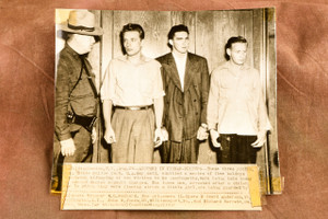 Kidnap Holdup Suspects Binghamton NY 7½ x 7 1947 AP Wire Photo V36
