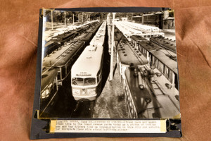 St Louis Transit Strike Idles Streetcars Buses 1947 8½x8 AP Wire Photo V31