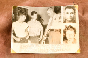 Frank Upton Slaying Suspects Michigan 8⅜x6⅛ 1947 AP Wire Photo V35