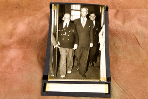Douglas Chandler Nazi Radio Traitor Sentenced Boston 6¼x9¾ 1947 AP Wire Photo V34