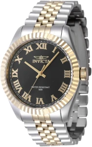 Invicta Specialty Windsor Men’s Watch 43mm Black Dial Two Tone 47401 NEW