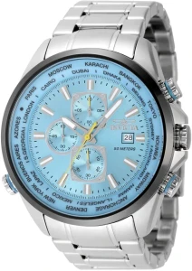 Invicta Aviator Interceptor Men's Quartz Watch 50mm Stainless Steel 49079 NEW
