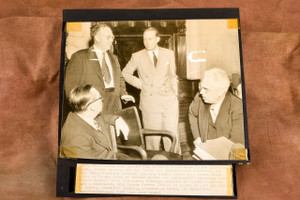Fulton & Ferguson Clash Hughes Hearing Washington 8¼x8¾ 1947 AP Wire Photo V30