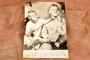 Al Mengert Gene Littler Junior Golf Final Peoria IL 6½x9¼ 1947 AP Wire Photo V37
