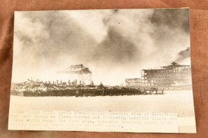 Texas City Disaster Monsanto Waterfront Ruins 9¼ x 6½ 1947 AP Wire Photo V39