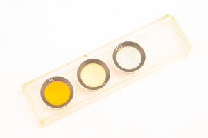 Minox B Subminiature Camera Lens Filter Set Blue Yellow Orange in Case V22