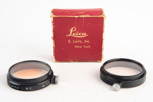 Leica E Leitz NY A and S.L 36mm Slip On Filters with Box V13
