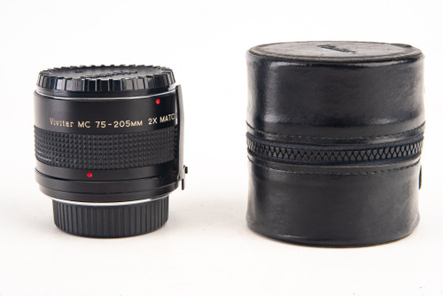 Vivitar MC 75-205mm f/3.5~4.5 2x Matched Multiplier Teleconverter Minolta MD V24