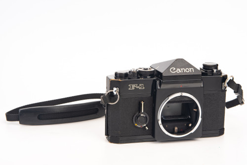 Canon F-1 F1 Professional 35mm SLR Film Camera Body with Strap TESTED V27