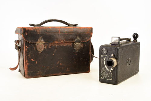 Cine Kodak Model B K.A. f1.9 16mm Film Camera w Anastigmat 25mm Lens Case V23