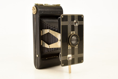 Kodak Jiffy Six-16 616 Roll Film Folding Camera Tested & Working Vintage V25