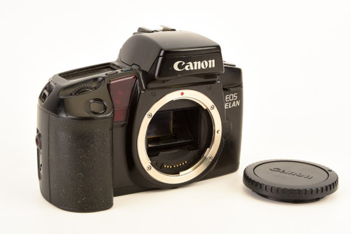 Canon EOS ELAN 35mm SLR Film EF Lens Mount Camera Body with Cap TESTED V22
