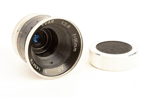 C Mount Kern Paillard Yvar AR 16mm f/2.8 Wide Angle Motion Picture Cine Lens V28