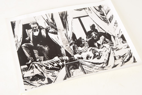 1915 The Birth of a Nation Silent Film 10x8 Lincoln Assassination B&W Print V21