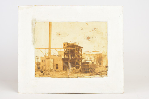 1910s 12x10'' Mounted Gelatin Silver Print - Catawba Ice and Fuel Co. NC V26