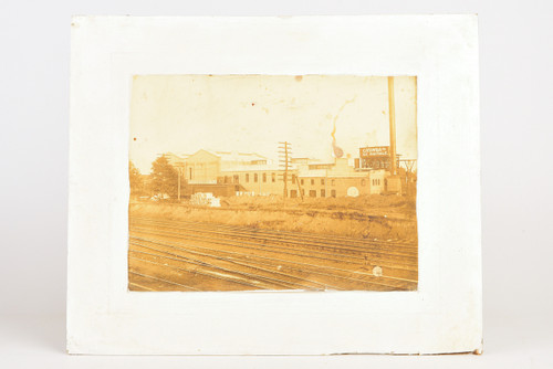 1910s 12x10'' Mounted Gelatin Silver Print - Catawba Ice and Fuel Co. NC V25