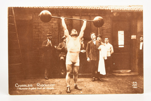 1920s 5¼ x 3½'' Sepia Toned Photo - Charles Rigoulot Olympic Gold Medalist V27