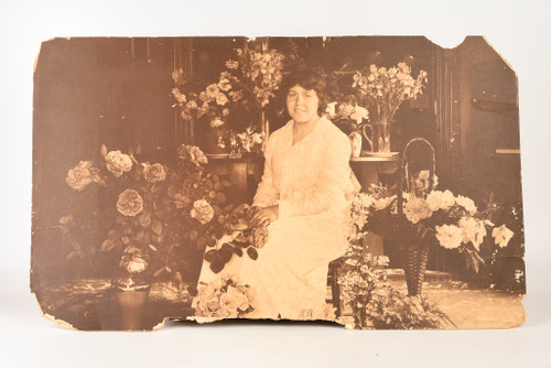 1915 Albumen Print 24x14¼ - Portrait of Genevieve Ros - 1st Jr Piano Recital V23