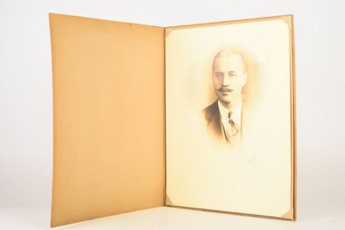 1920s Silver Gelatin Print 10x13¼'' - Toned High End Portrait of Gentleman V23