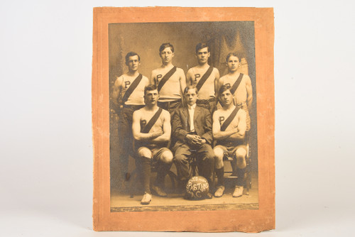 1907 Silver Gelatin Print 9¼x11½'' - Pastime Athletic Club Basketball Team V28
