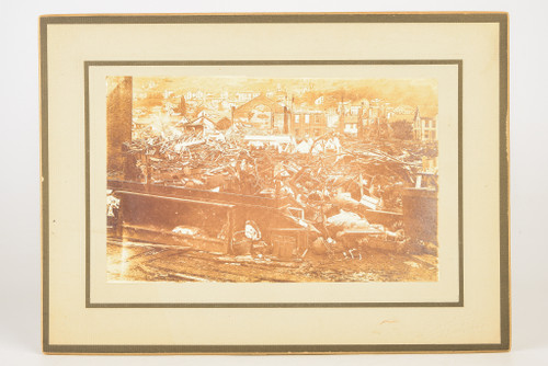 Johnstown PA Flood 5/31/1889 Mounted Gelatin Silver Print - 10 7/8 x 7 7/8" V24
