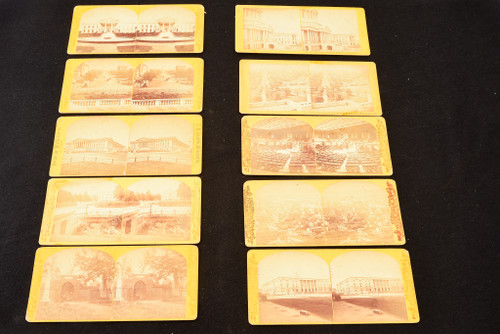 Washington D.C. Stereoscope Stereo View Card Lot of 10 - 7 x 3½" V27