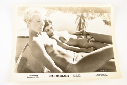1961 10x8 Promotional Photo - Actress Helene Chat - Naked Island V25