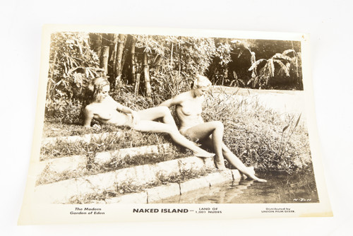 1961 10x8 Promotional Photo - Actress Helene Chat - Naked Island V23